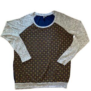 Kut from the Kloth Women's Lightweight Sweater, Mixed Patterns, Unique, Medium